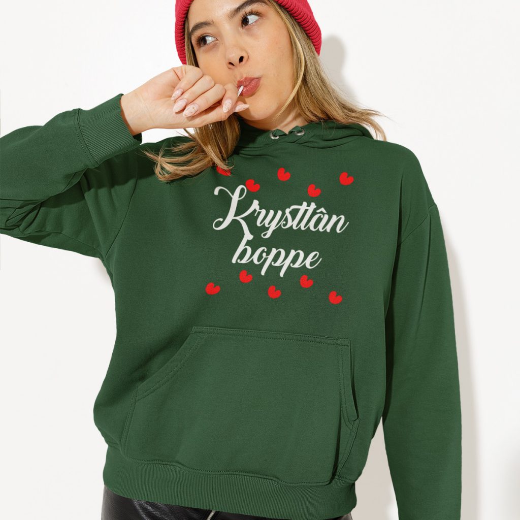 Friese Kerst Hoodie Groen Krystlan Boppe 2