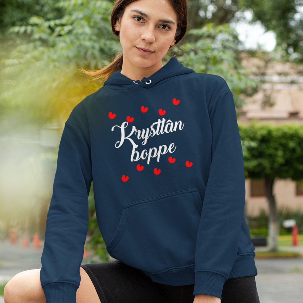 Friese Kerst Hoodie Navy Krystlan Boppe 2