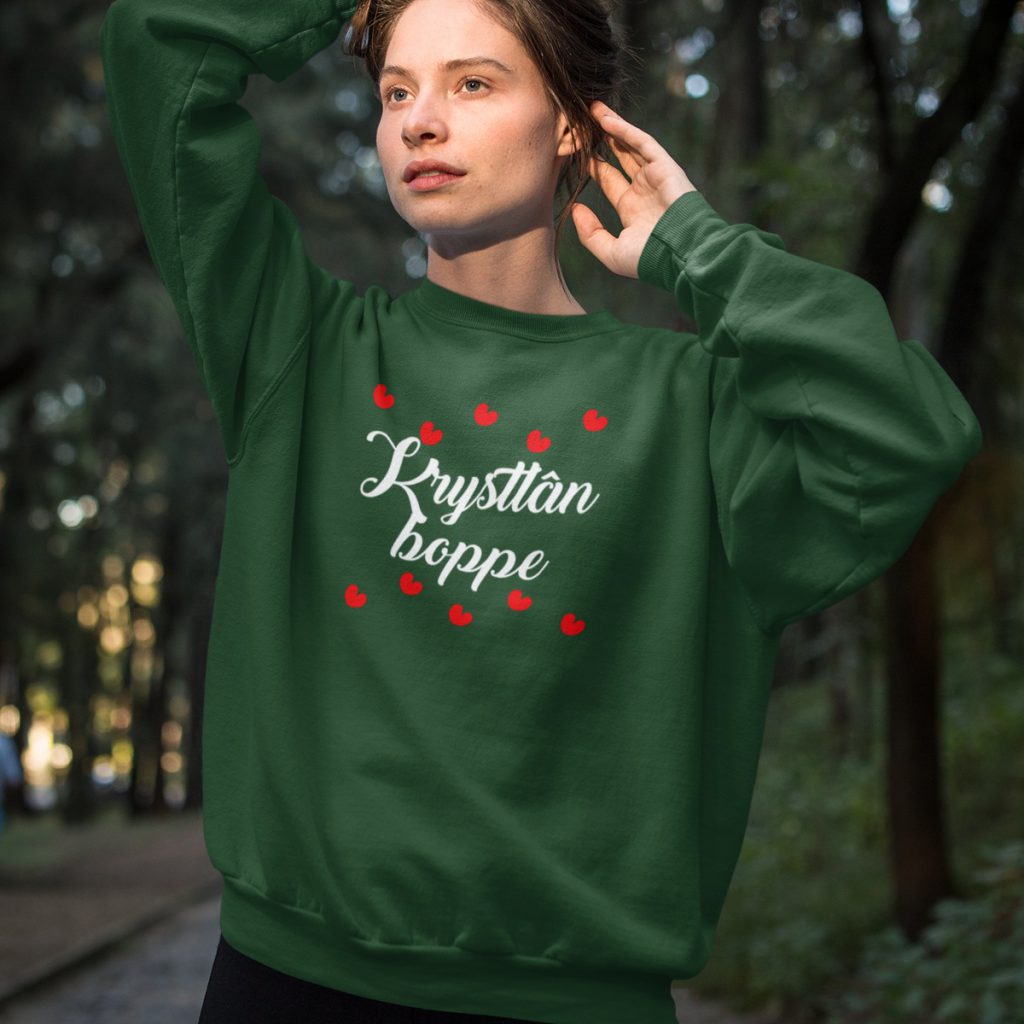 Friese Kersttrui Groen Krystlan Boppe 2