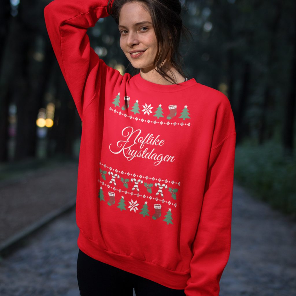 Friese Kersttrui Rood Noflike Krystdagen Candy Cane