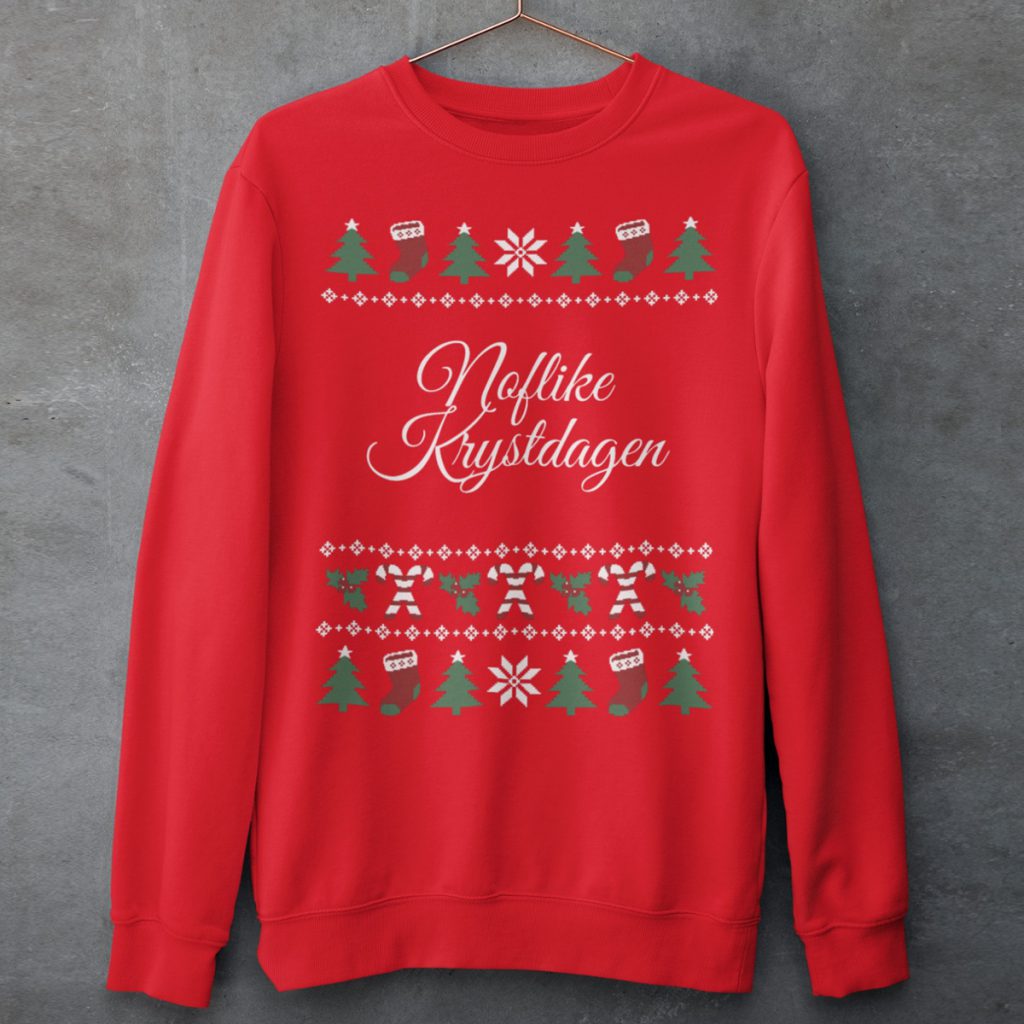 Friese Kersttrui Rood Noflike Krystdagen Candy Cane Product