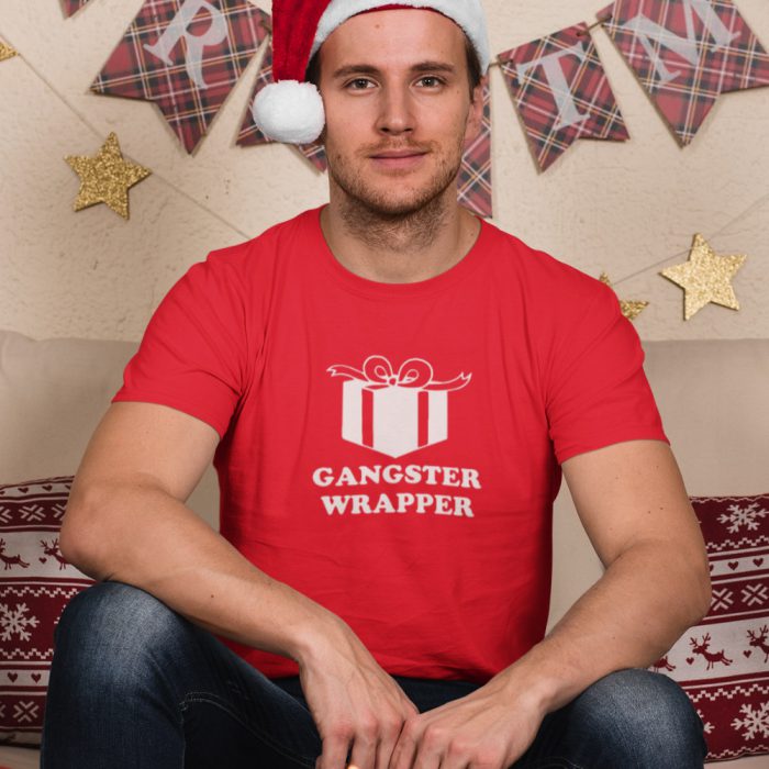 Gangster Wrapper Kerst T shirt