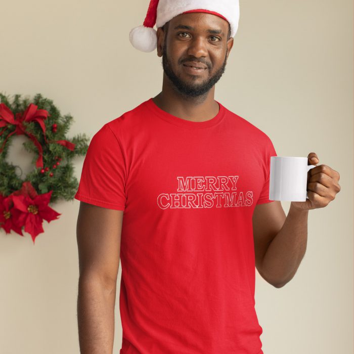 T Shirt Kerst Merry Christmas Tekst