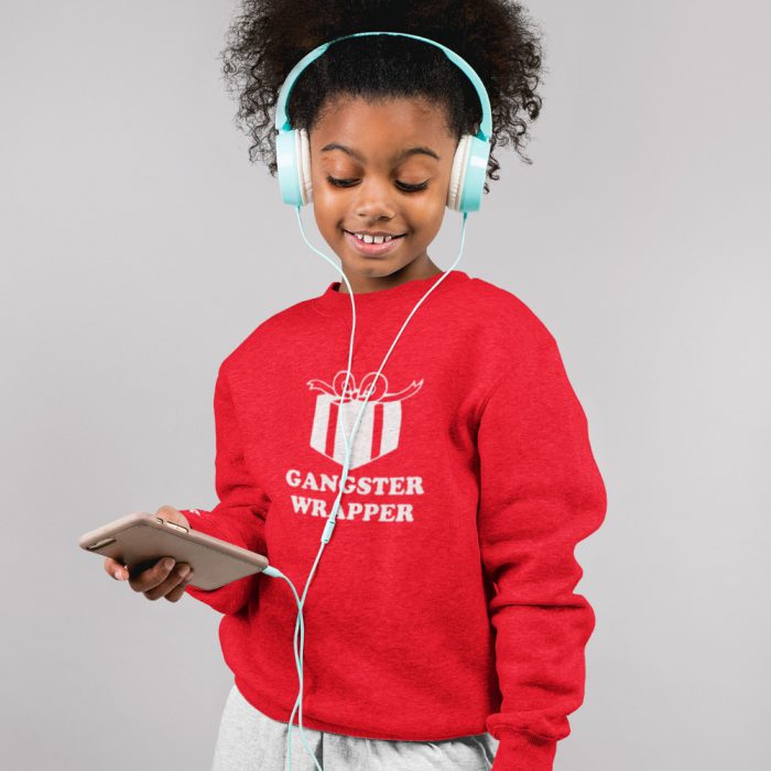 Foute Kersttrui Kind Gangster Wrapper
