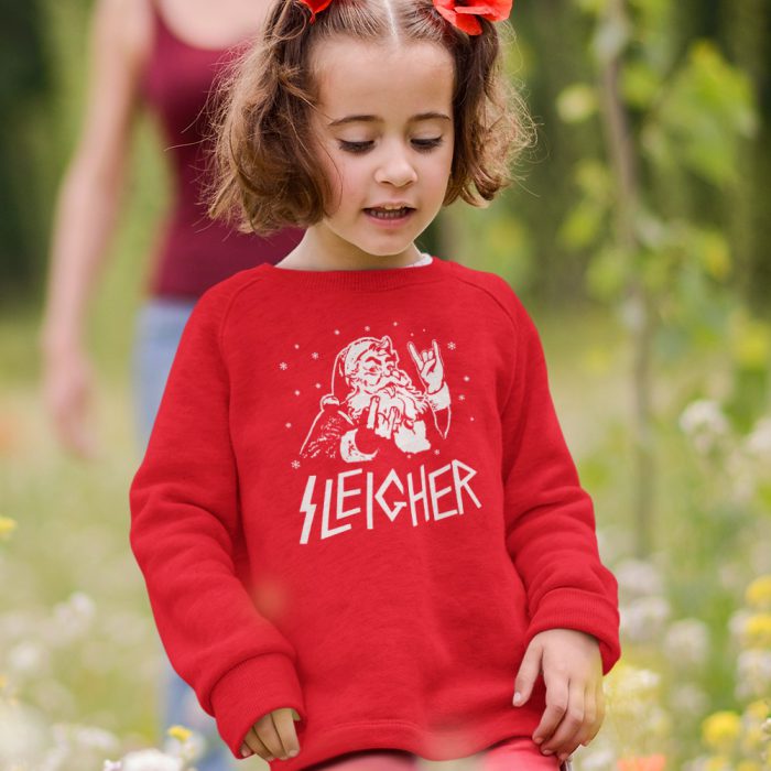 Foute Kersttrui Sleigher Rood Kind