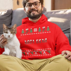 Groningse Kerst Hoodie Rood Moi Eem