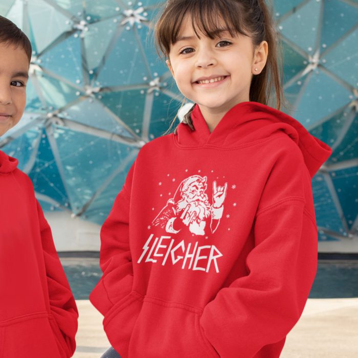 Sleigher Kerst Hoodie Kind