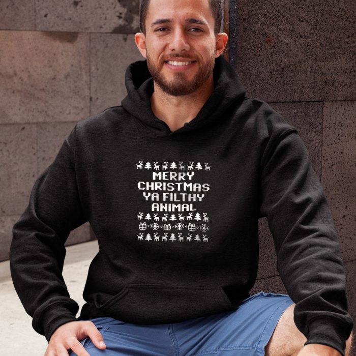 Zwarte Kerst Hoodie Filthy Animal