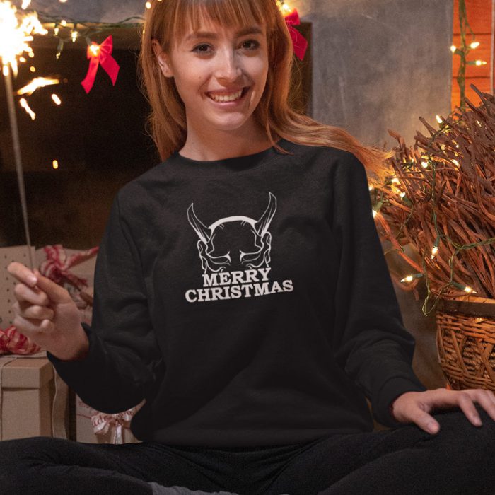 Kersttrui Zwart Duivel