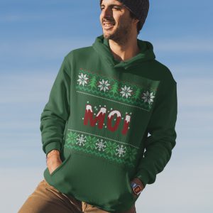 Kerst Hoodie Groen Moi