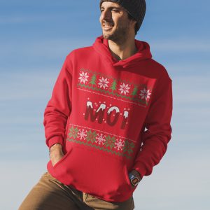 Kerst Hoodie Rood Moi
