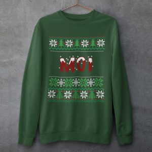 Kersttrui Groen Moi