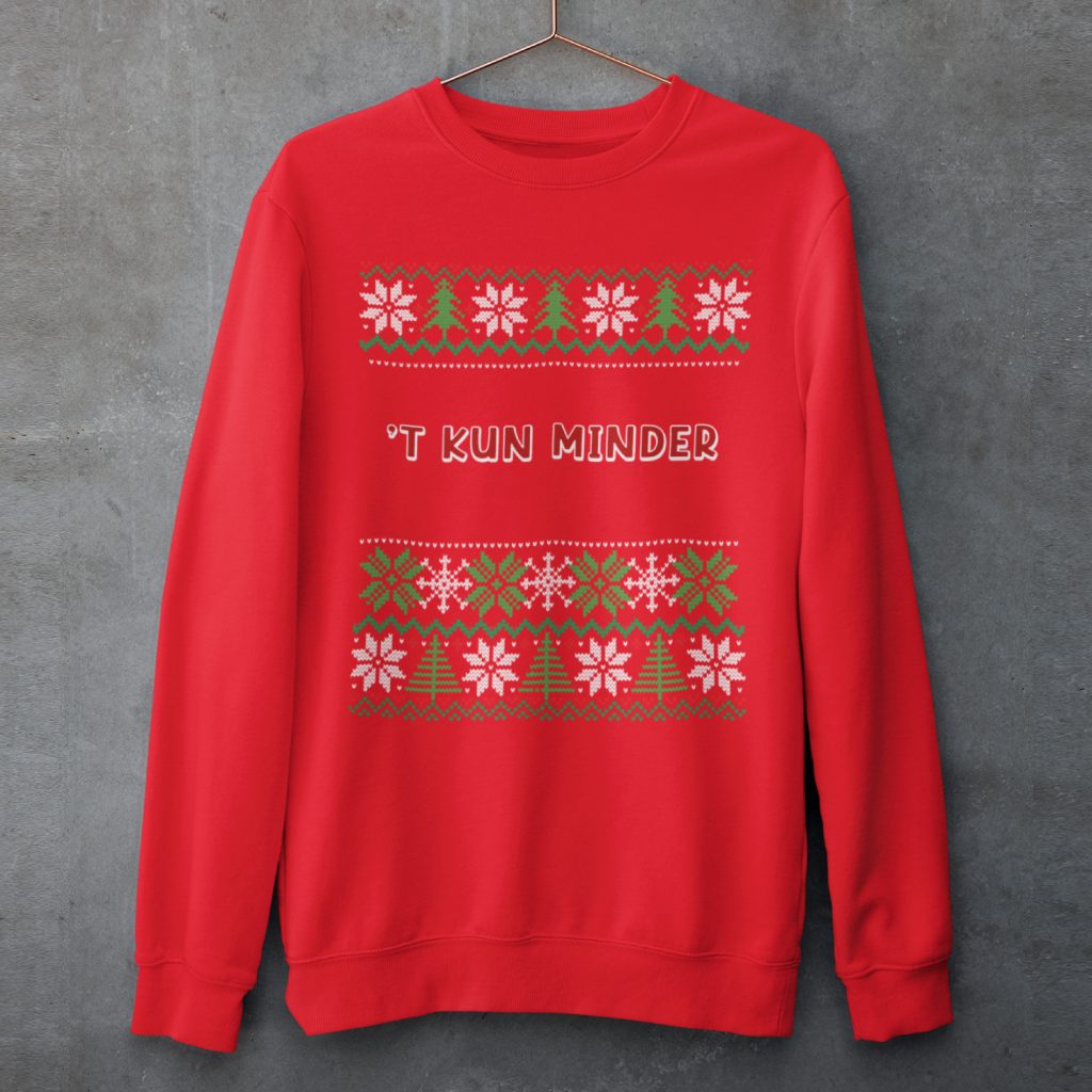 Kersttrui Rood T Kun Minder