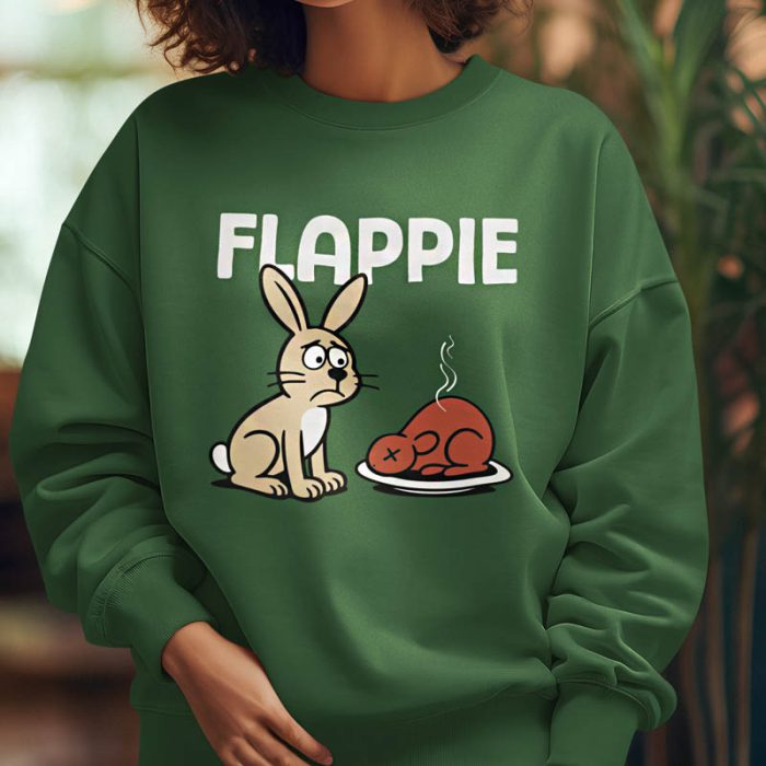 Foute Kerst Sweater Groen Vrouw Flappie