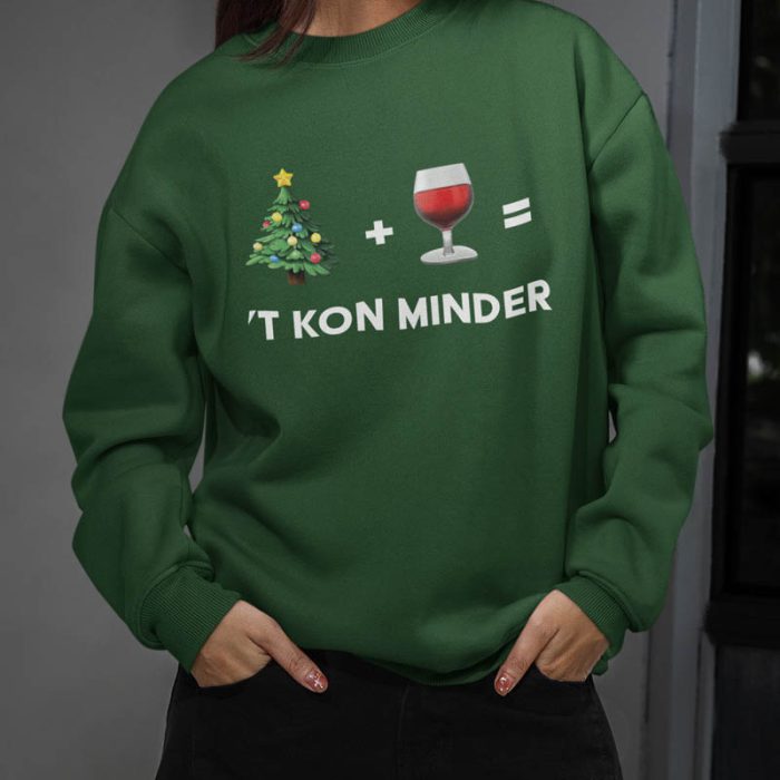 Foute Kerst Trui Groen Dames T Kon Minder