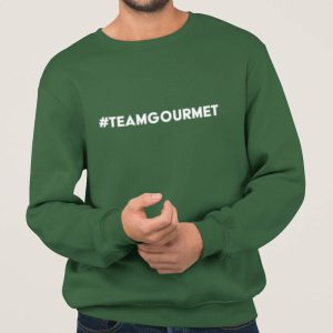 Foute Kerst Trui Groen Man #TeamGourmet.