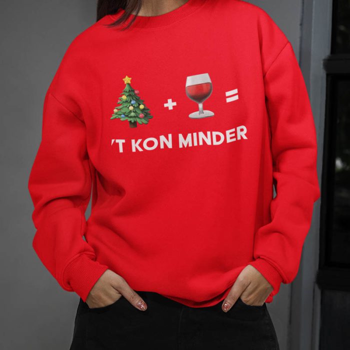 Foute Kerst Trui Rood Dames T Kon Minder