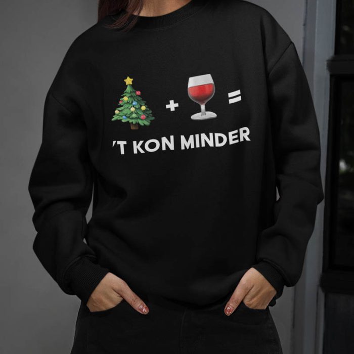 Foute Kerst Trui Zwart Dames T Kon Minder