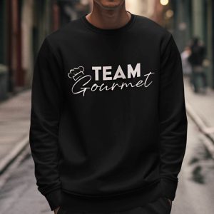 Foute Kerst Trui Zwart Man Team Gourmet