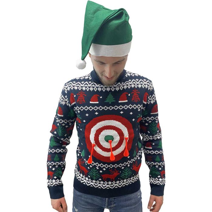 Foute kersttrui – Drink darts - Afbeelding 3