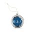 Kerstbal Zilver (Blue) Balls