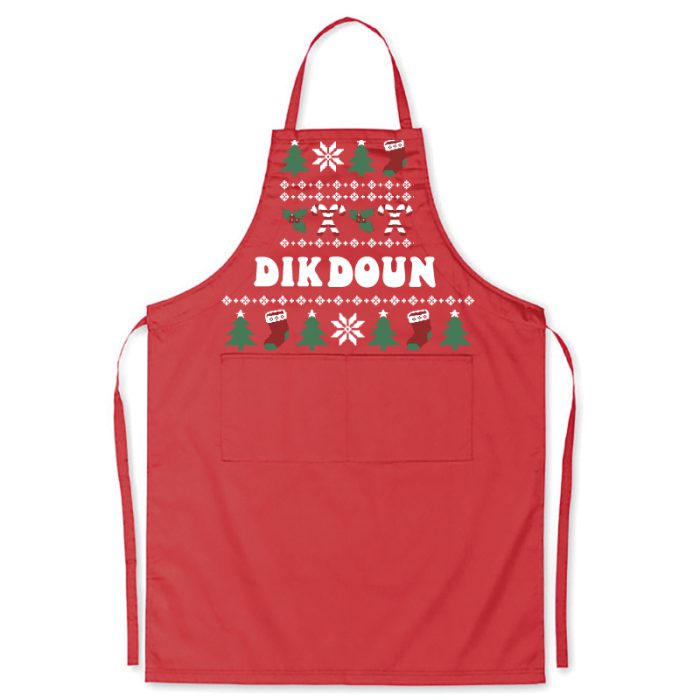 Kerst Schort Rood Driving Home Nei It Heitelân - Afbeelding 2