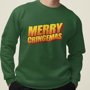 Foute Kerst Trui Groen Merry Cringemas