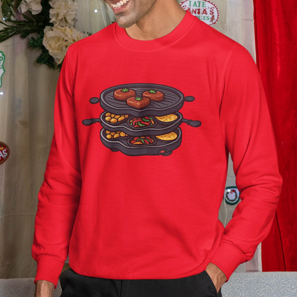 Foute Kerst Trui Rood Gourmetstel