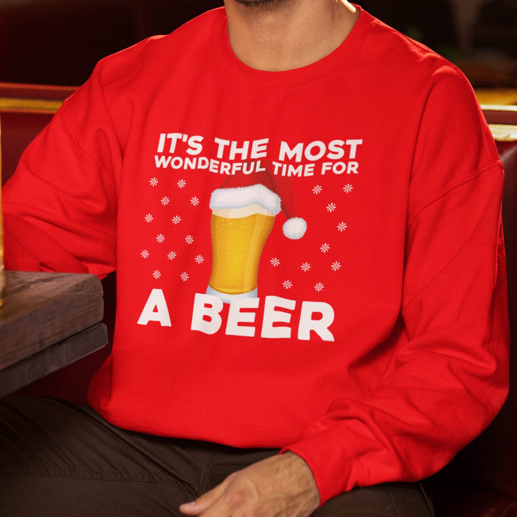 Foute Kerst Trui Rood It's Te Most Wonderful Time Of The Year