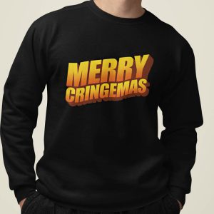 Foute Kerst Trui Zwart Merry Cringemas