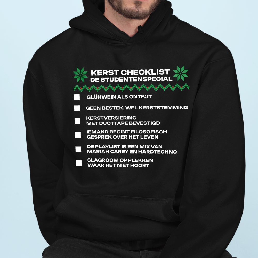 Hoodie Zwart De Studentenspecial V2