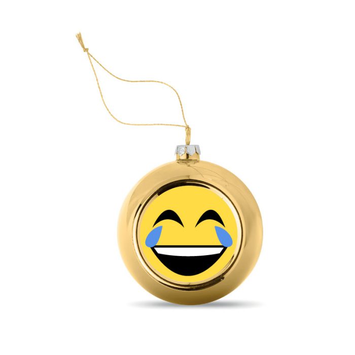Kerstbal Goud Traanogen