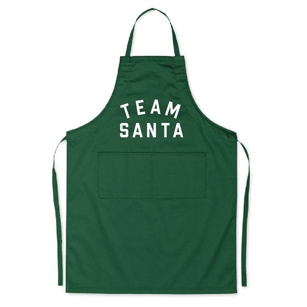 Groen Schort Team Santa