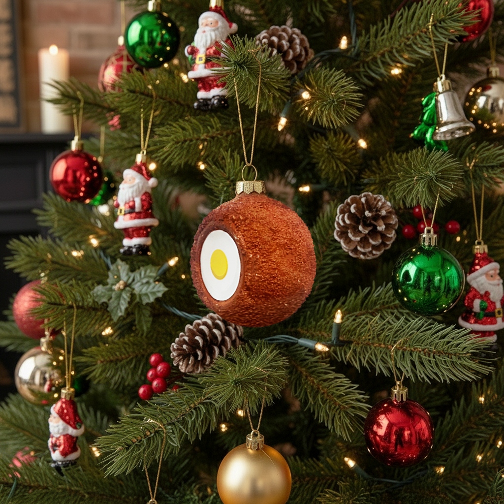 Kerstbal Eierbal Sfeerfoto