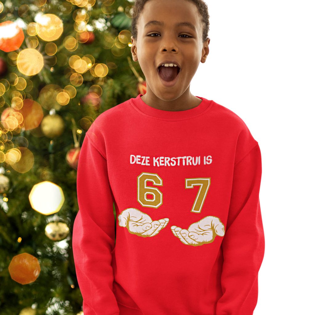 Kind Kersttrui Rood Deze Kersttrui Is 6.7
