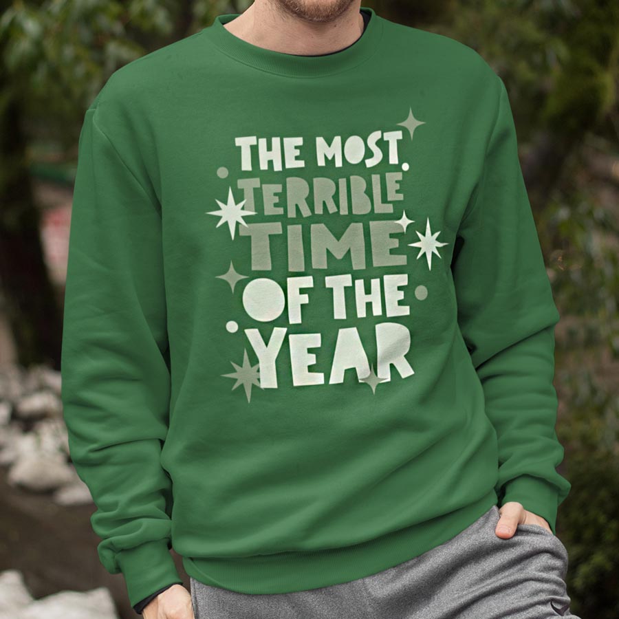 Groene Kerstsweater Most Terrible Time