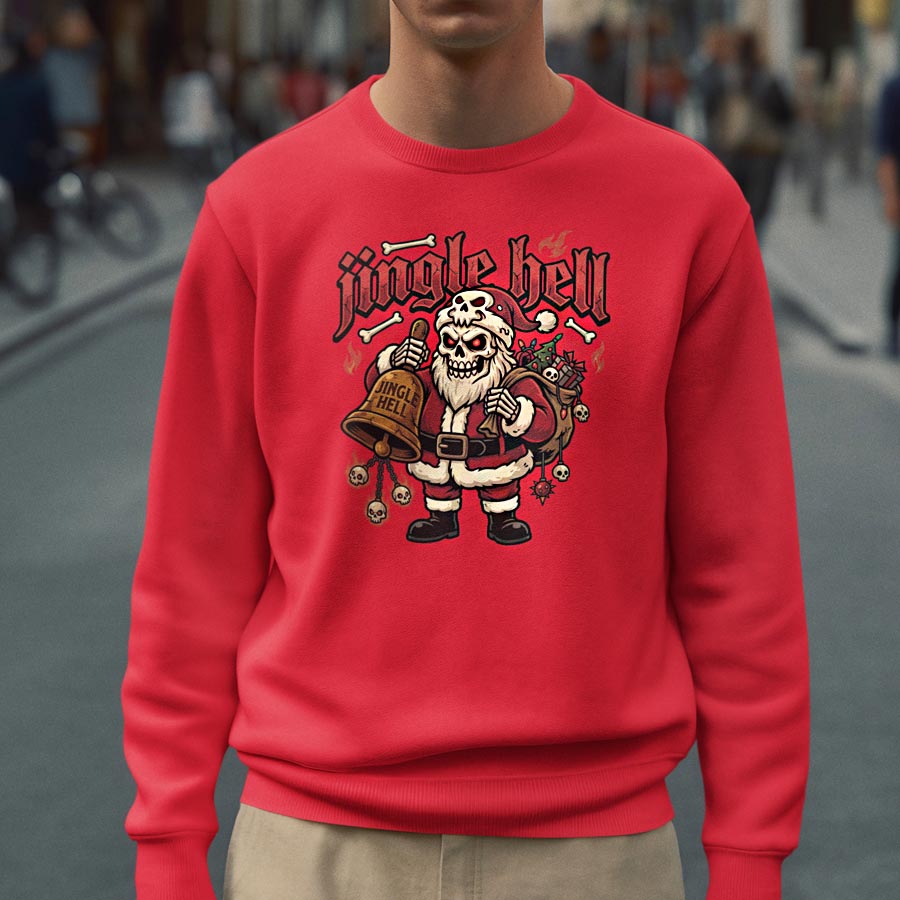 Rode Kerst Sweater Jingle Hell