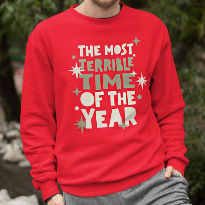 Rode Kerstsweater Most Terrible Time